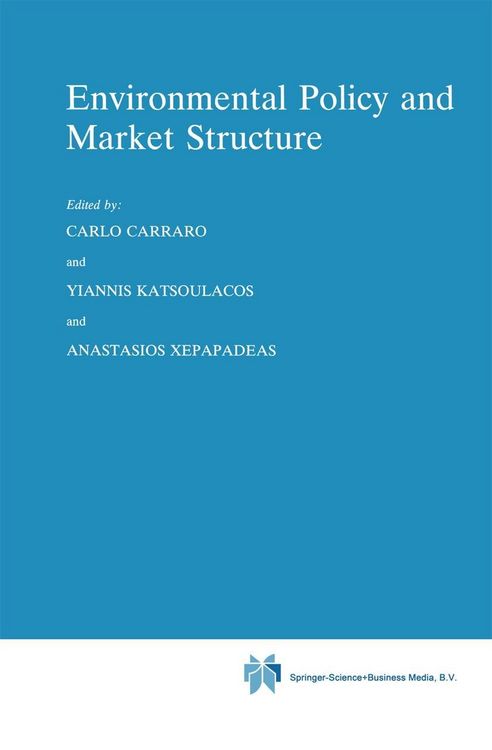 Produktbild: Environmental Policy and Market Structure