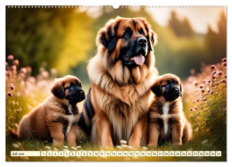 Produktbild: Giganten der Hundwelt (Wandkalender 2026 DIN A2 quer), CALVENDO Monatskalender
