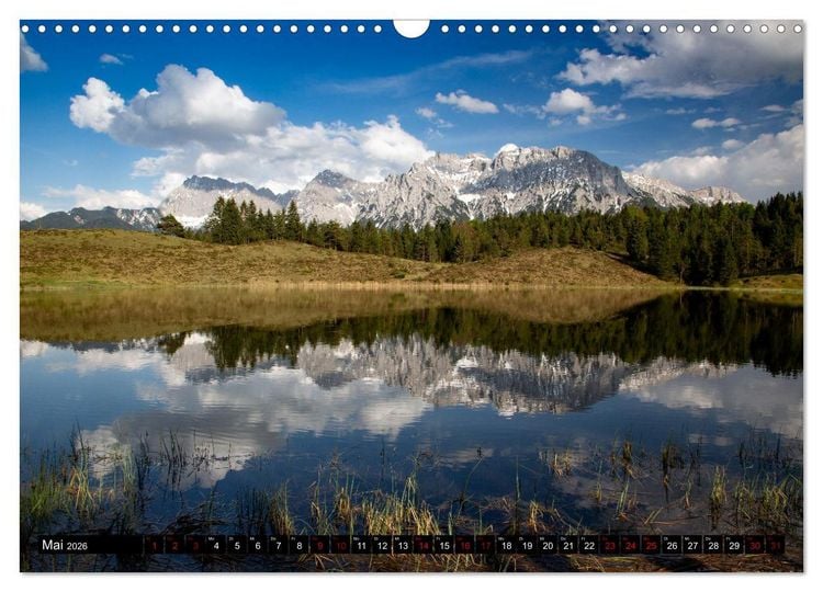 Produktbild: Seen im Werdenfelser Land (Wandkalender 2026 DIN A3 quer), CALVENDO Monatskalender