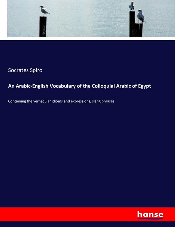 Produktbild: An Arabic-English Vocabulary of the Colloquial Arabic of Egypt