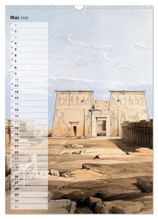 Produktbild: &Auml;gyptens Tempel (Wandkalender 2026 DIN A3 hoch), CALVENDO Monatskalender