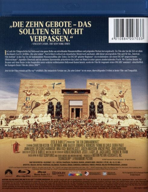 Produktbild: Die zehn Gebote [2 BRs]