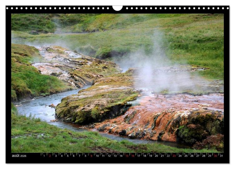 Produktbild: Balade en Islande (Calendrier mural 2026 DIN A3 vertical), CALVENDO calendrier mensuel