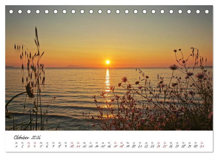 Produktbild: Berge und Meer: ein Vanlife-Abenteuer im Westen Griechenlands (Tischkalender 2026 DIN A5 quer), CALVENDO Monatskalender