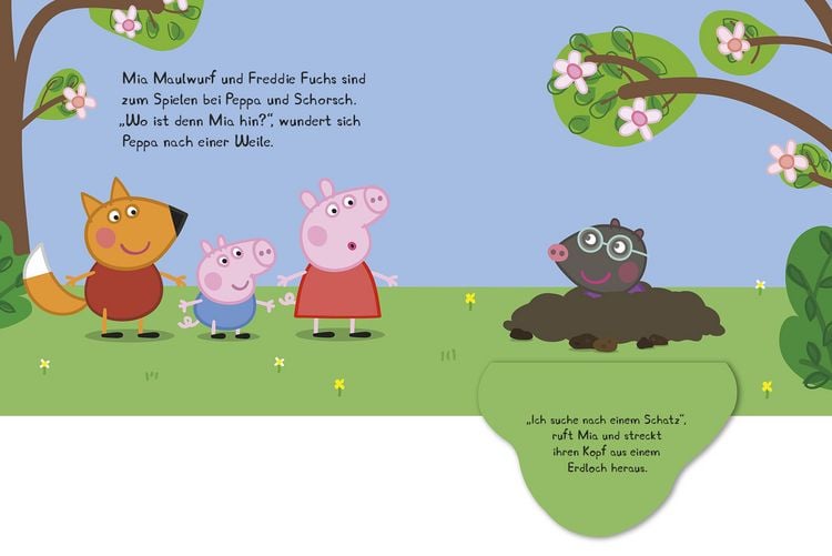Produktbild: Peppa Pig: Peppa findet einen Schatz - Mein Abenteuer-Klappenbuch