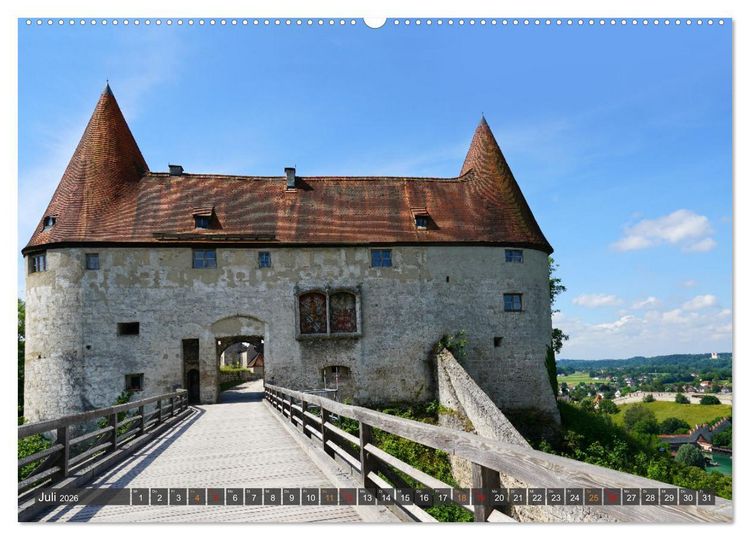 Produktbild: Ausflug Burg Burghausen (Wandkalender 2026 DIN A2 quer), CALVENDO Monatskalender