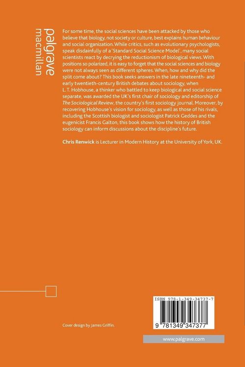 Produktbild: British Sociology's Lost Biological Roots