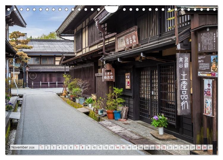 Produktbild: JAPAN Journey through time and beauty (Wall Calendar 2026 DIN A4 landscape), CALVENDO 12 Month Wall Calendar