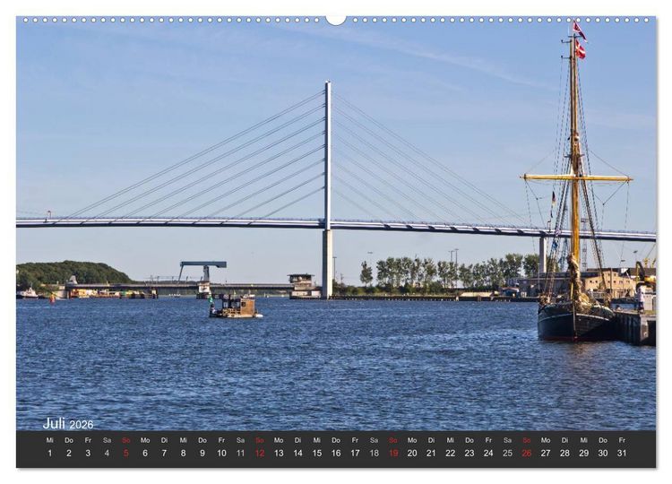 Produktbild: Stralsund. Das Tor zur Insel R&uuml;gen (hochwertiger Premium Wandkalender 2026 DIN A2 quer), Kunstdruck in Hochglanz