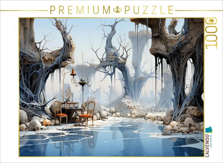 Produktbild: CALVENDO Puzzle Auf dem Eis | 1000 Teile Lege-Gr&ouml;&szlig;e 64x48cm Foto-Puzzle f&uuml;r gl&uuml;ckliche Stunden