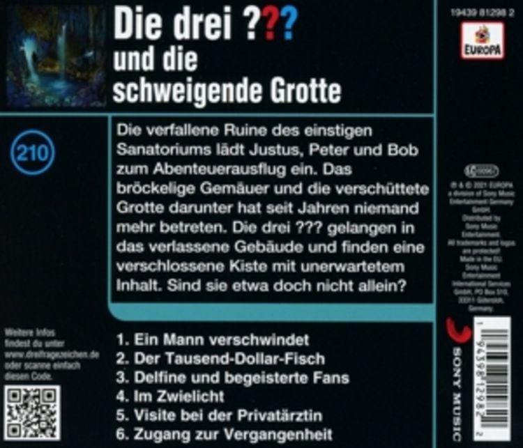 Produktbild: Die drei ??? 210 und die schweigende Grotte