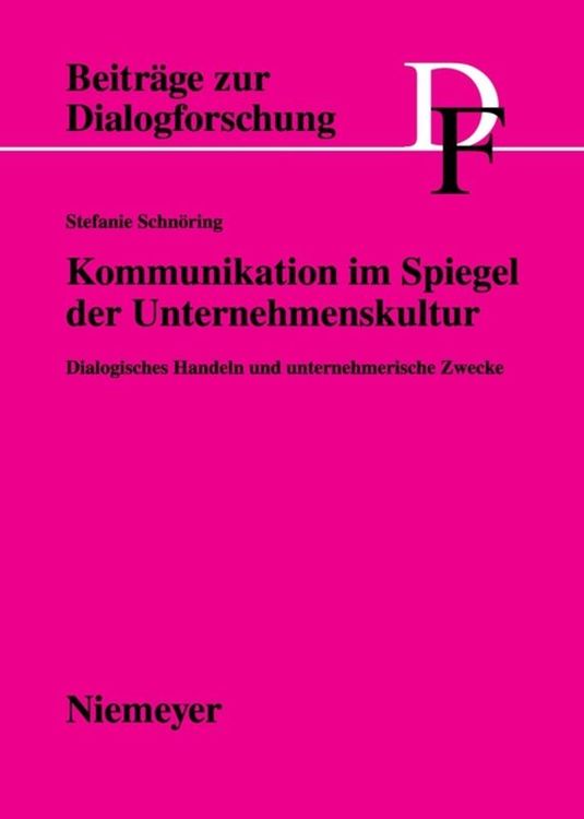 Produktbild: Kommunikation im Spiegel der Unternehmenskultur