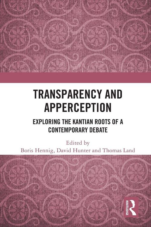 Produktbild: Transparency and Apperception