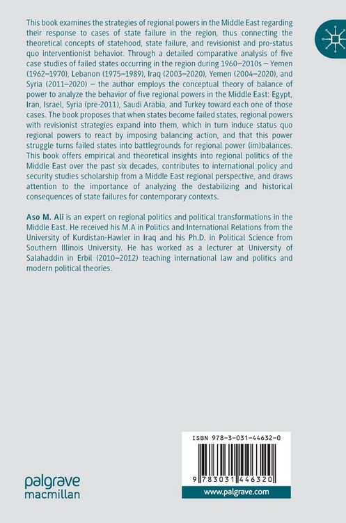 Produktbild: State Failure, Power Expansion, and Balance of Power in the Middle East