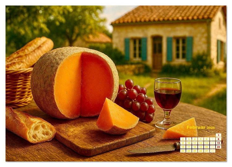 Produktbild: K&auml;se aus aller Welt (Wandkalender 2026 DIN A4 quer), CALVENDO Monatskalender