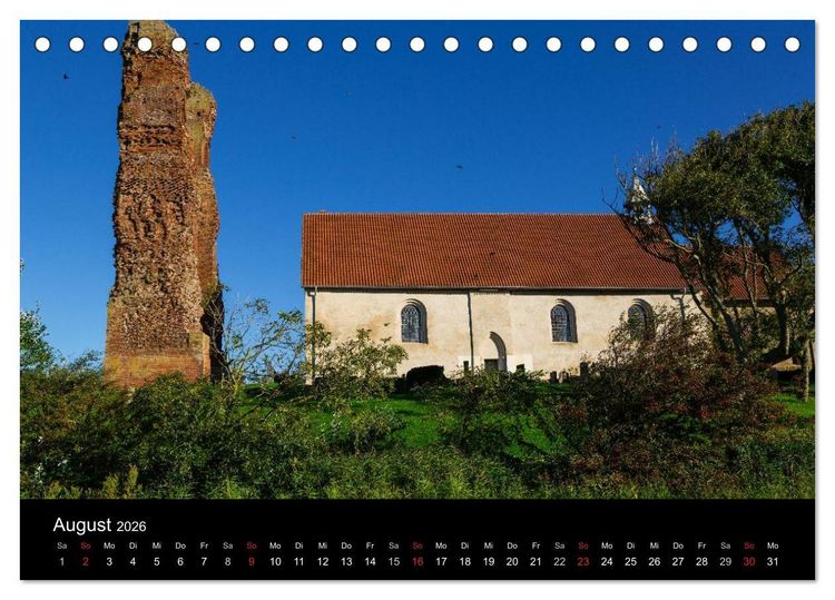 Produktbild: Pellworm 2026 (Tischkalender 2026 DIN A5 quer), CALVENDO Monatskalender