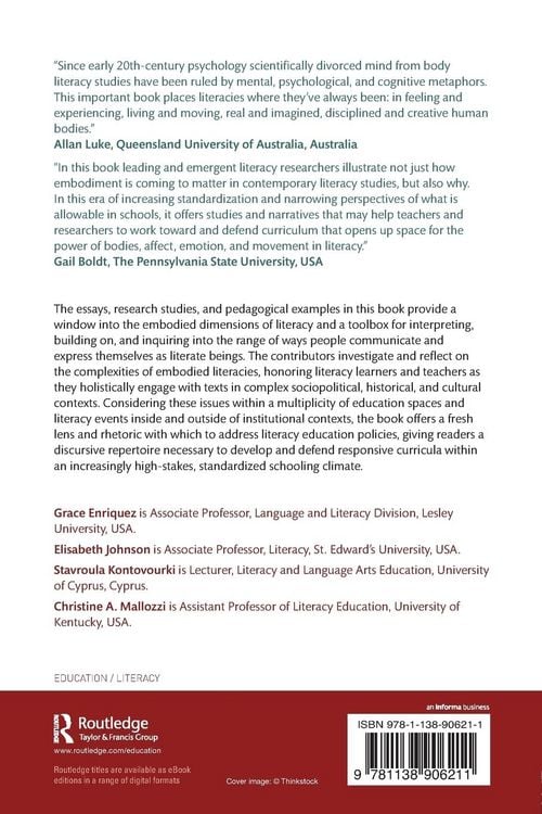 Produktbild: Literacies, Learning, and the Body