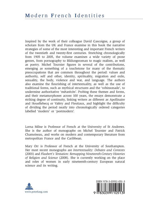 Produktbild: Narratives of French Modernity