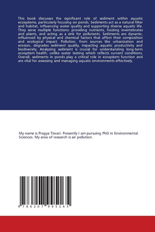 Produktbild: Physico-chemical Characteristics of sediment of Littoral Zone
