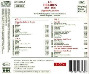 Produktbild: Mogrelia/Slowak. RSO: Coppelia/La Source Suites 2+3