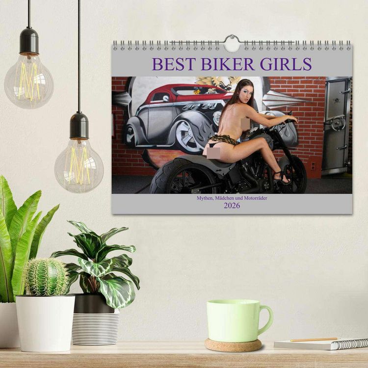 Produktbild: Best Biker Girls (Wandkalender 2026 DIN A4 quer), CALVENDO Monatskalender