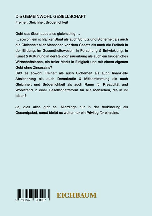 Produktbild: Die Gemeinwohl Gesellschaft