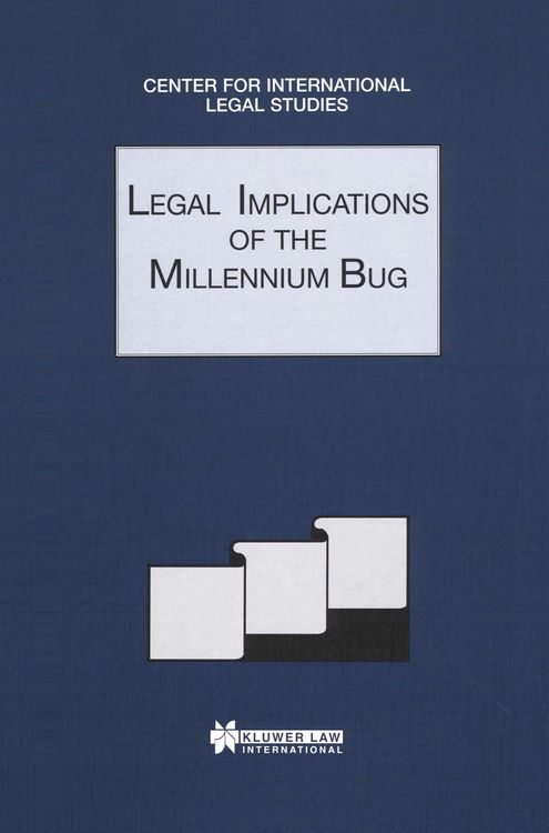 Produktbild: Legal Implications of the Millenium Bug