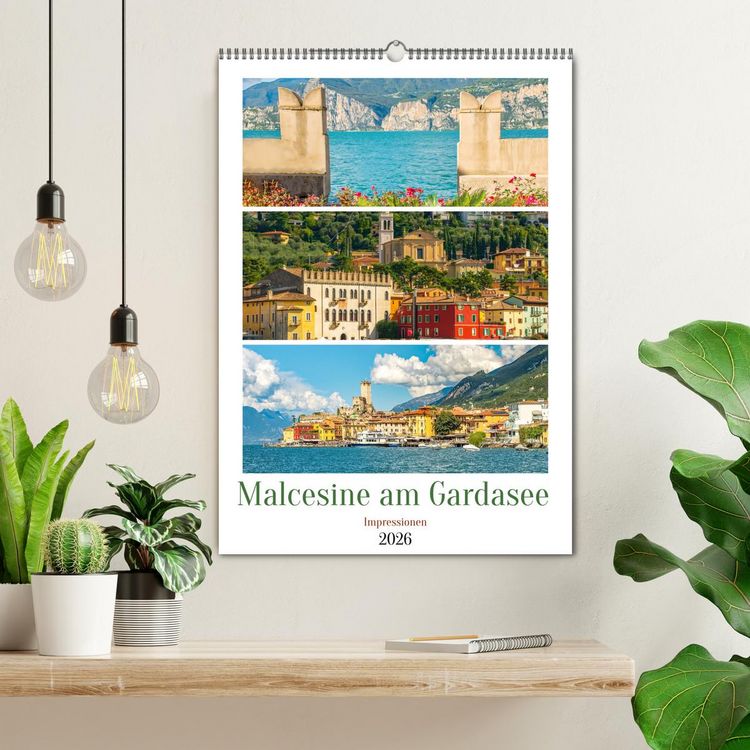 Produktbild: Malcesine am Gardasee - Impressionen (Wandkalender 2026 DIN A2 hoch), CALVENDO Monatskalender