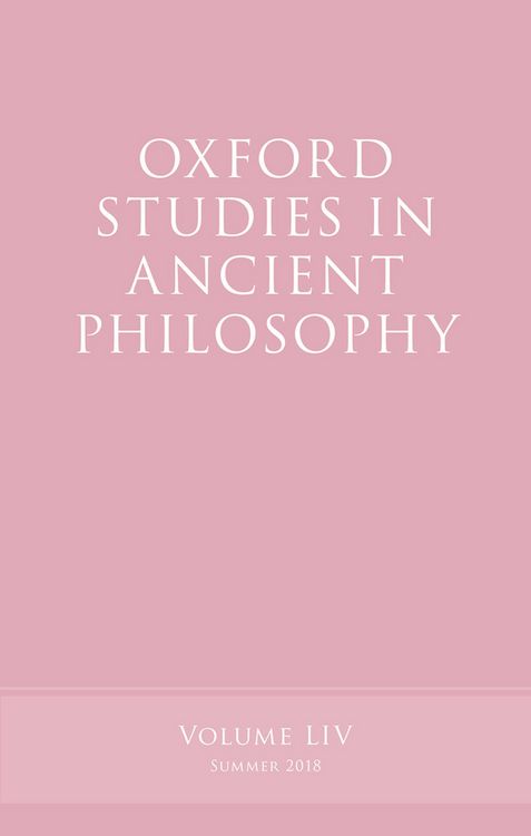 Produktbild: Oxford Studies in Ancient Philosophy, Volume 54