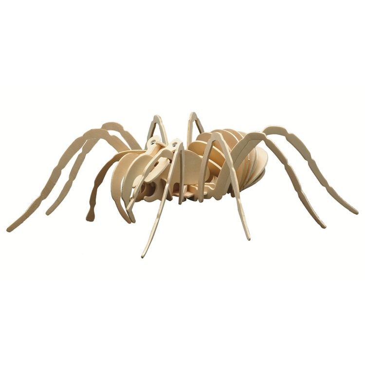 Produktbild: PEBARO 857/1 - Holzbausatz Tarantel Spinne, 28 Teile, Holzkonstruktion zum Zusammenstecken