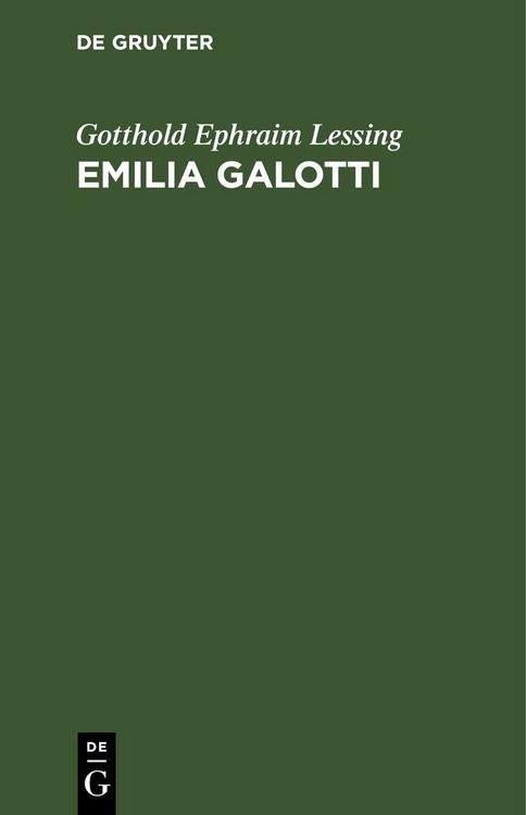 Produktbild: Emilia Galotti
