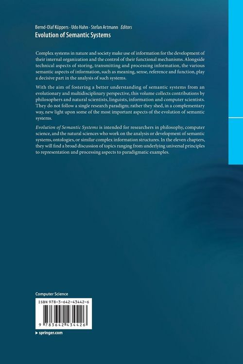 Produktbild: Evolution of Semantic Systems