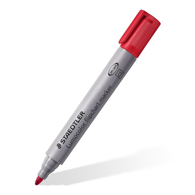 Produktbild: STAEDTLER Flipchart-Marker Lumocolor 356 Rundspitze 356 WP6 , 6er Set