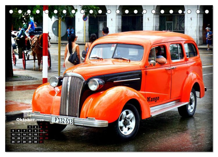 Produktbild: Chevy Veteranen - Oldtimer aus den Drei&szlig;iger Jahren (Tischkalender 2026 DIN A5 quer), CALVENDO Monatskalender