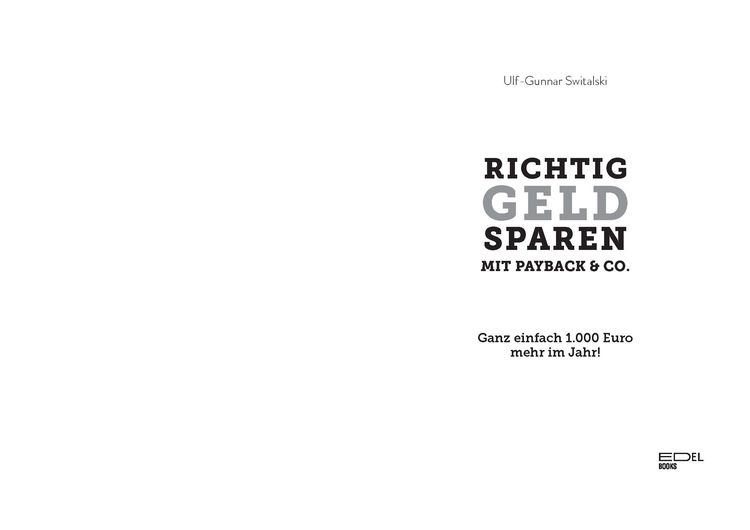 Produktbild: Richtig Geld sparen mit Payback & Co.