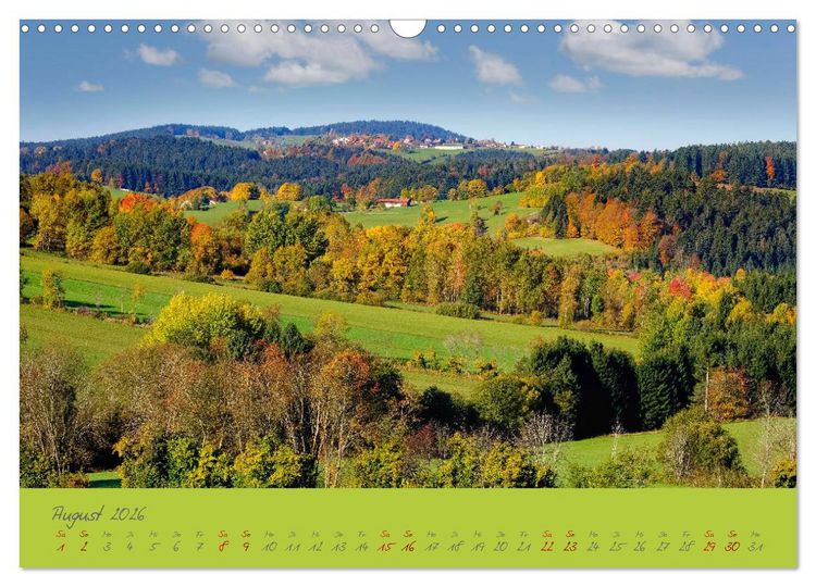 Produktbild: Der Bayerische Wald (Wandkalender 2026 DIN A3 quer), CALVENDO Monatskalender