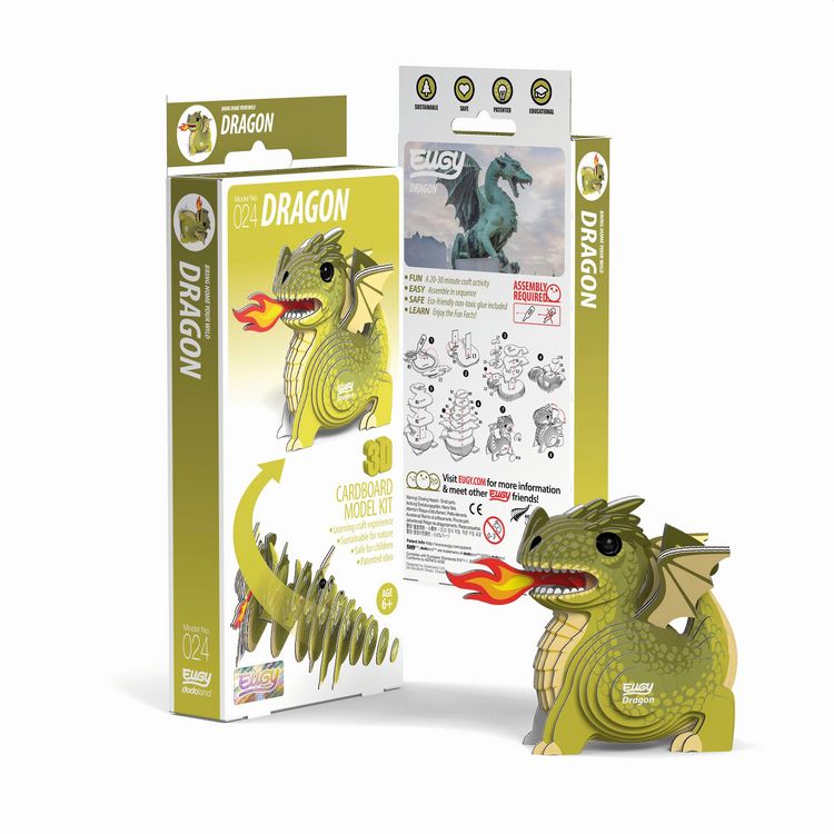 Produktbild: EUGY - 3D Bastelset Drache