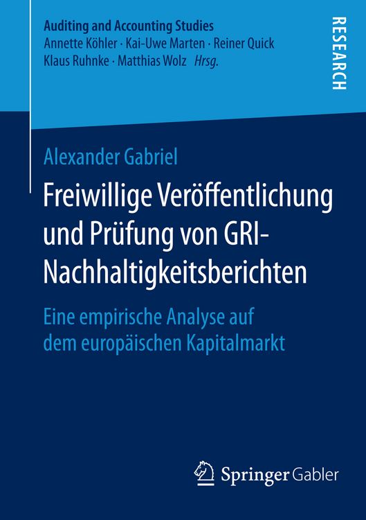 Produktbild: Freiwillige Ver&ouml;ffentlichung und Pr&uuml;fung von GRI-Nachhaltigkeitsberichten
