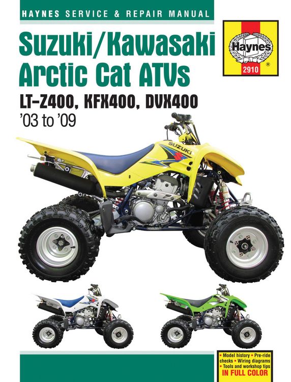 Produktbild: Suzuki/Kawasaki Arctic Cat ATVs (03 - 09)