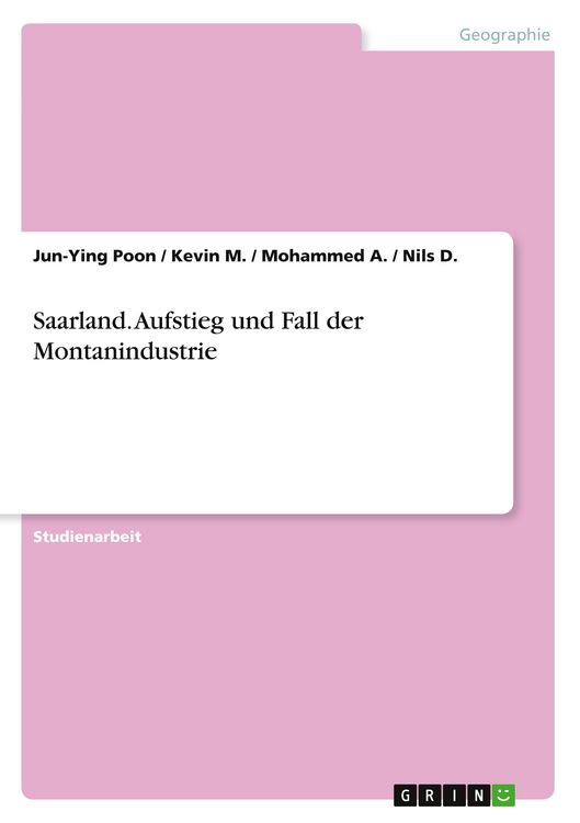 Produktbild: Saarland. Aufstieg und Fall der Montanindustrie