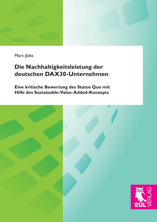 Produktbild: Die Nachhaltigkeitsleistung der deutschen DAX30-Unternehmen