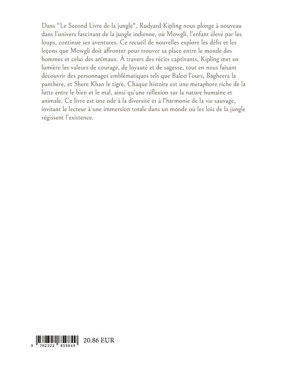 Produktbild: Le Second Livre de la jungle