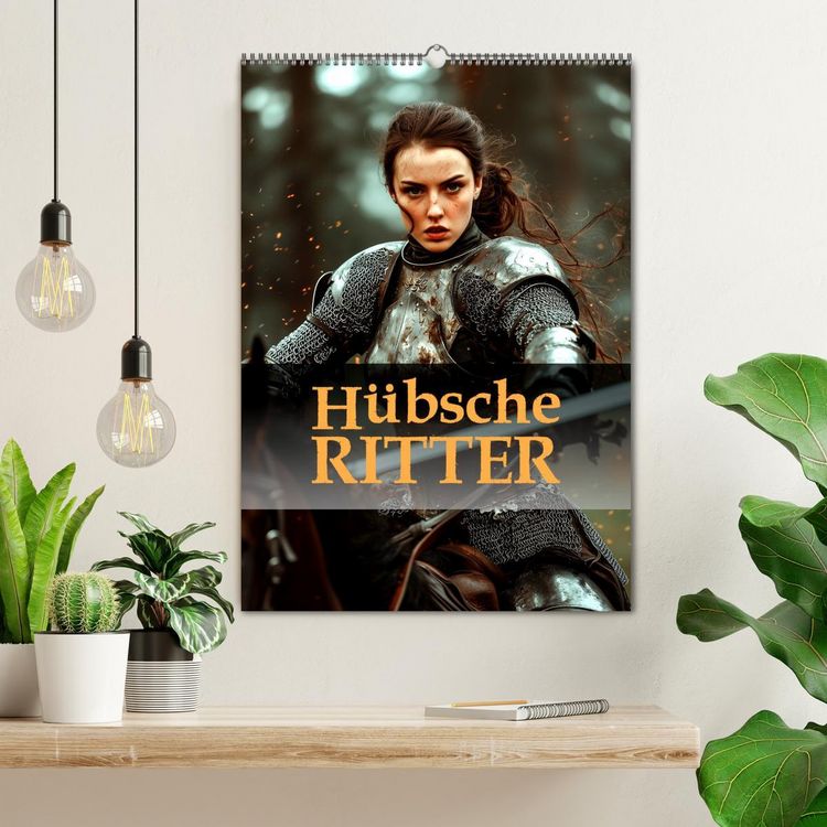 Produktbild: H&uuml;bsche Ritter (Wandkalender 2026 DIN A2 hoch), CALVENDO Monatskalender
