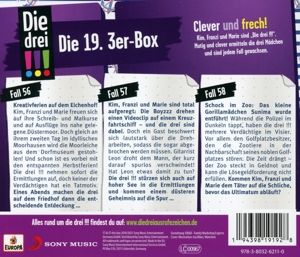 Produktbild: Die drei !!! 3er Box. Box.19, 3 Audio-CD
