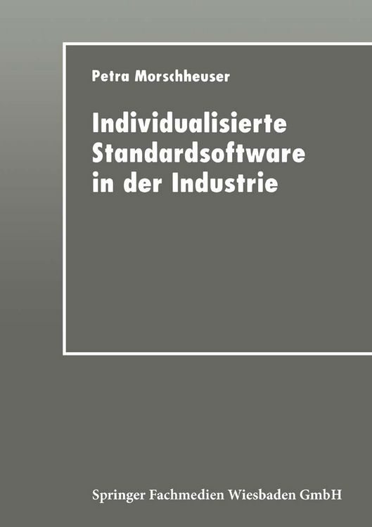 Produktbild: Individualisierte Standardsoftware in der Industrie