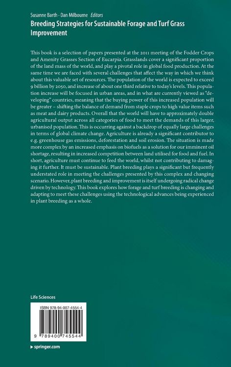 Produktbild: Breeding strategies for sustainable forage and turf grass improvement