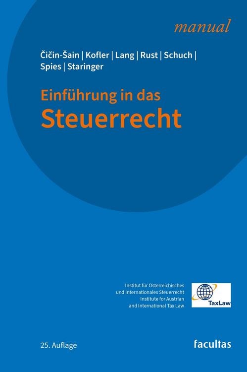 Produktbild: Einf&uuml;hrung in das Steuerrecht