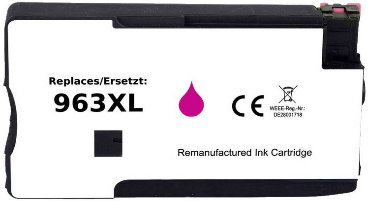 Produktbild: Renkforce Druckerpatrone ersetzt HP 963XL, 3JA28AE Kompatibel Magenta RF-5705442