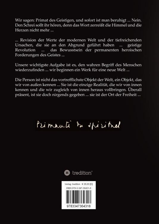 Produktbild: Der Personalismus