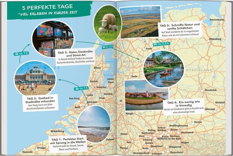 Produktbild: MARCO POLO OUTDOOR GUIDE Reisef&uuml;hrer Niederl&auml;ndische K&uuml;ste